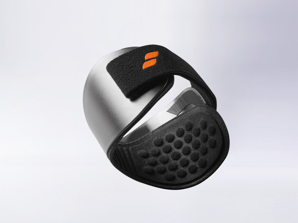 Bandage semi-rigide anti-épicondylite Epi-Hit Classic + poignet de force pour le traitement du tennis elbow