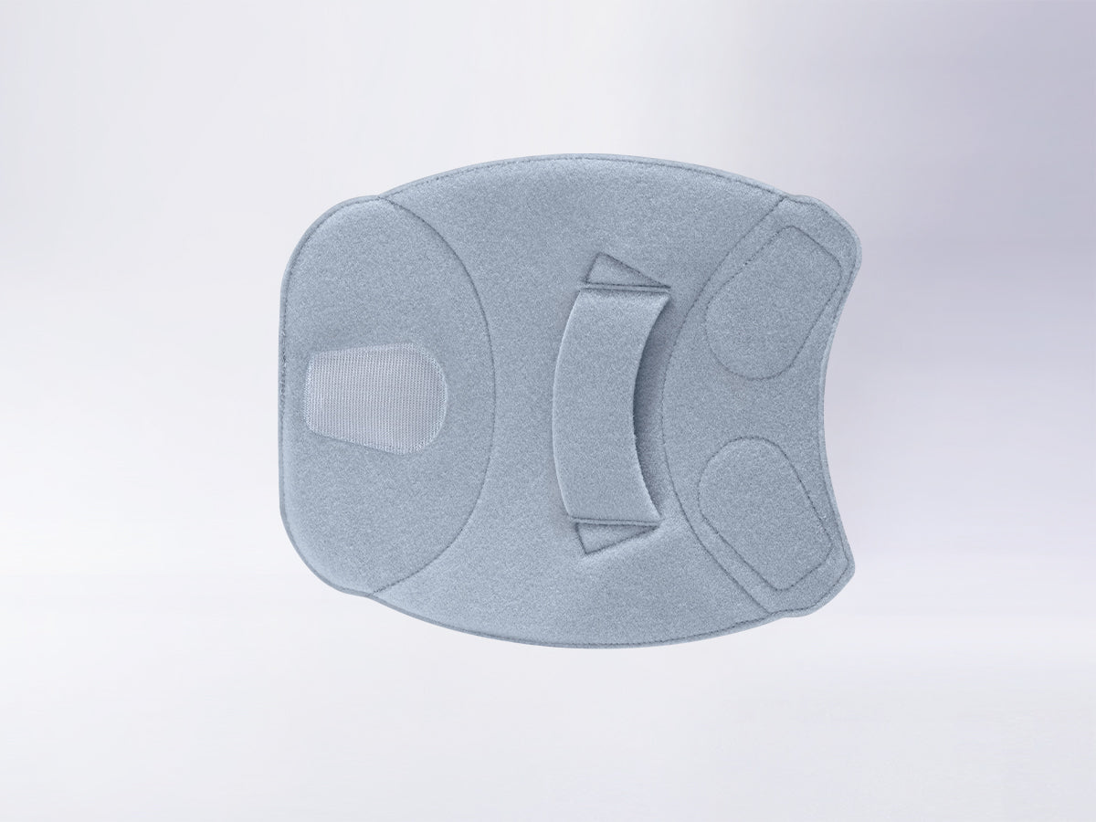 Extension/plastron extension with finger loops for lumbar belt