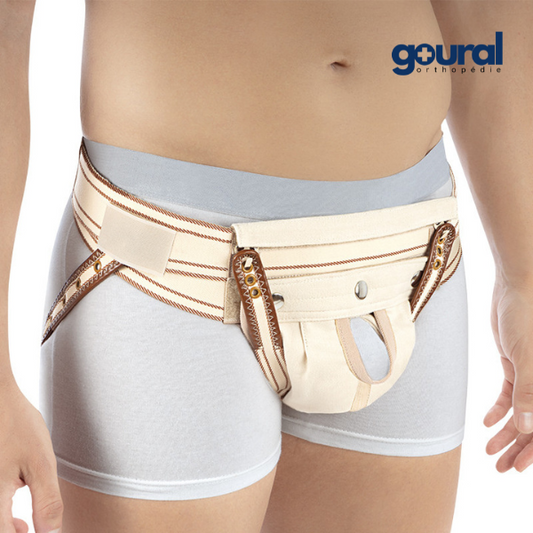 Suspensory hernia truss for scotal hernia (belt only)
