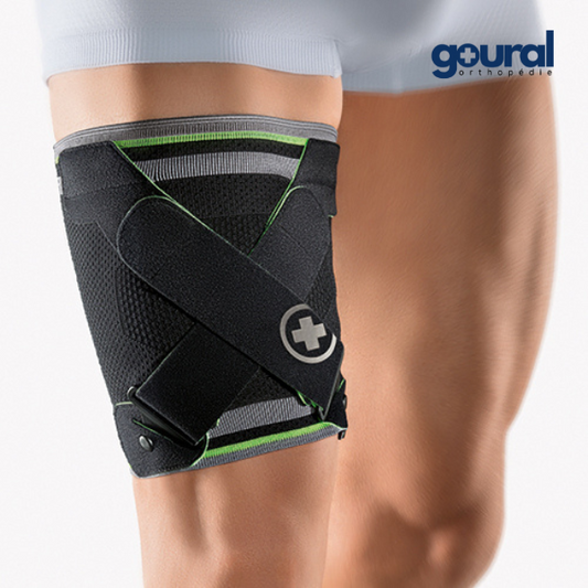 Cuissard de compression avec sangles élastiques croisées
