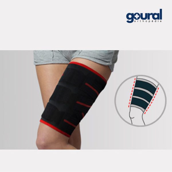 Compression shorts for strains with silicone insert