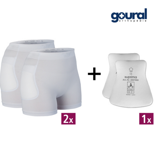 2 protecteurs de hanches Hip protector (avec 1 paire de protections)