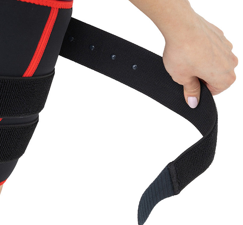 Cuissard compressif avec straps pour claquage musculaire