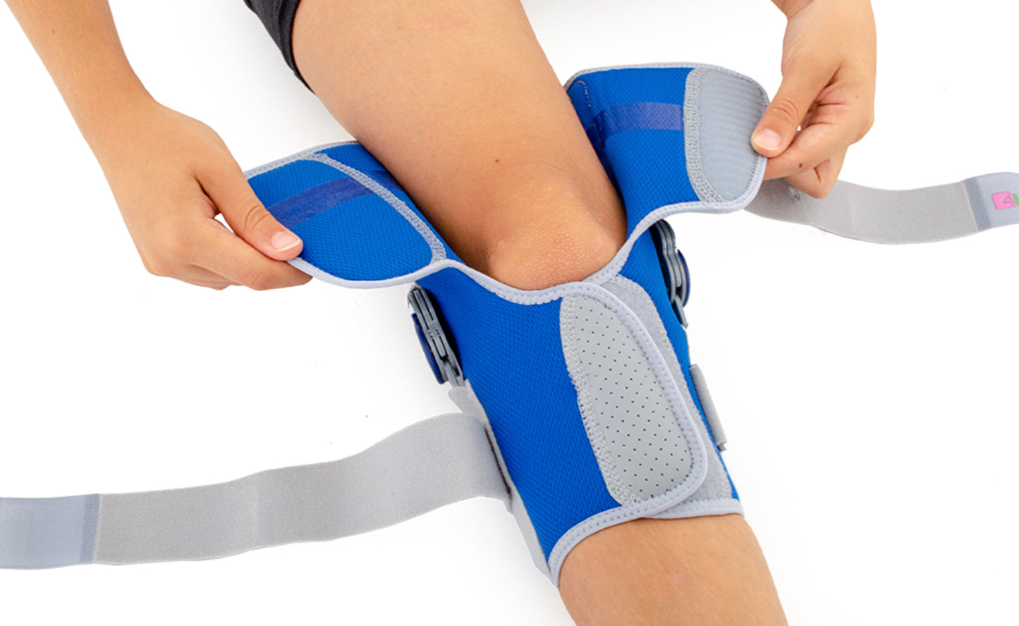 Genouillère-attelle de genou ligamentaire pédiatrique réglable 15° AllOpen