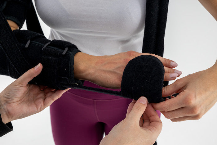 ElbowHandSplint Removable Elbow Immobilization Brace and Hand Support