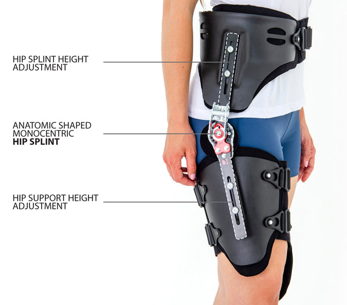 Attelle articulée de hanche Active 3D pour adulte