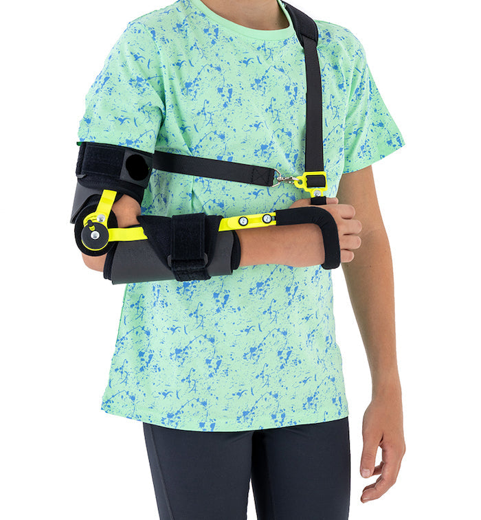 Pediatric ROM Adjustable Elbow Immobilization Articulated Splint