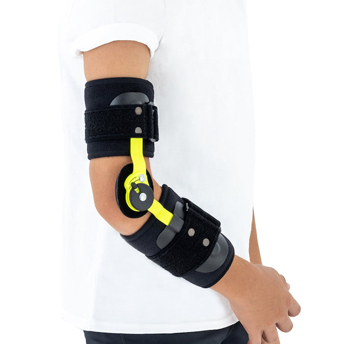 Attelle articulée d'immobilisation du coude pédiatrique