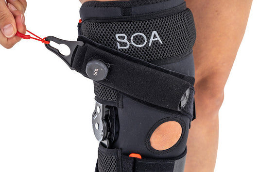 Attelle de correction active et réglable du genou articulée Speeder