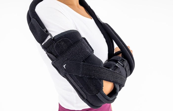 ElbowHandSplint Removable Elbow Immobilization Brace and Hand Support