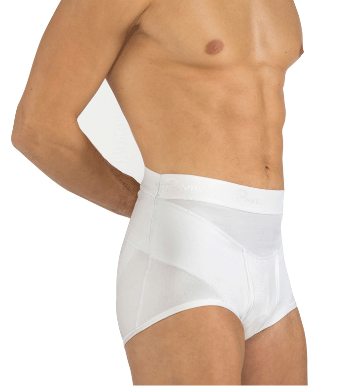 Slip-bandage herniaire Erniablock Slim pression forte (cuisses fines ou maigres) sans pelotes goural