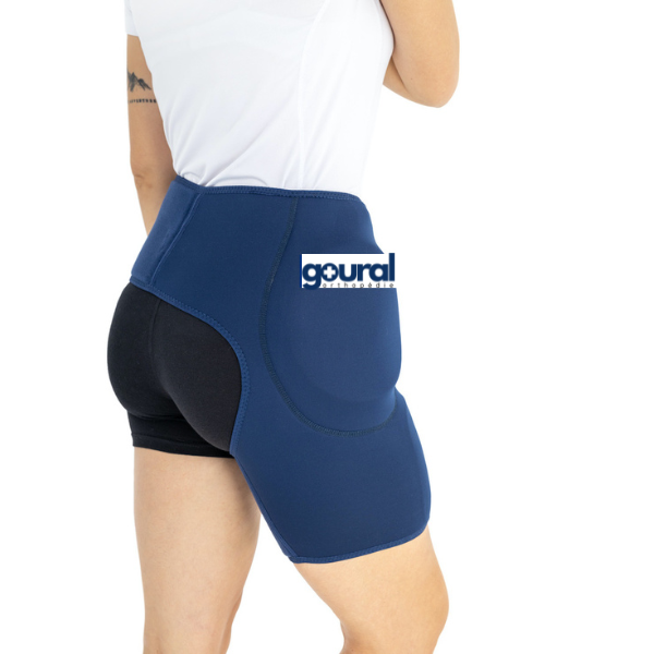 Hip stabilization and protection orthosis bandage