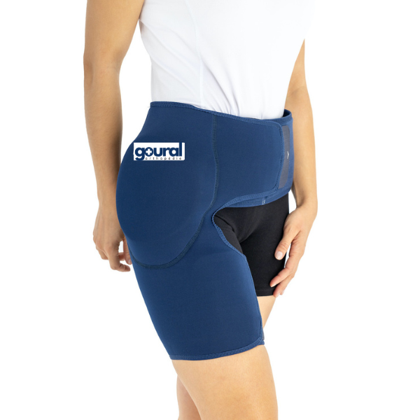 Hip stabilization and protection orthosis bandage