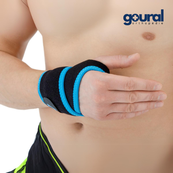 Wrist and thumb base support bandage