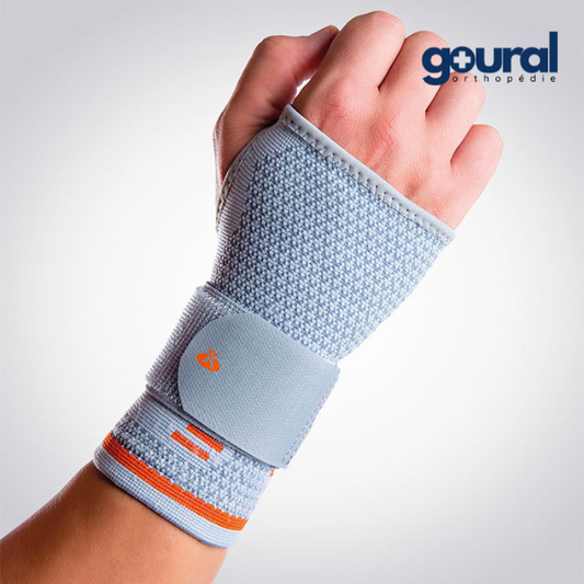 Long elastic wrist bandage for sport