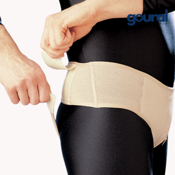 Bandage herniaire élastique pour hernies inguinales Orionoflex