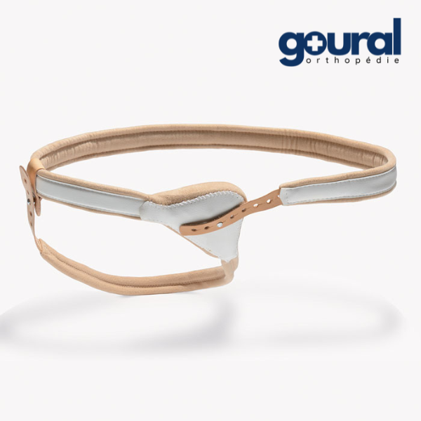 Bandage herniaire inguinal pelote inguino scrotale HerniaLock RSC goural orthopedie