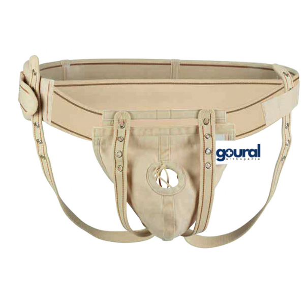 Bandage herniaire pour réduction de hernies inguinales et scrotales