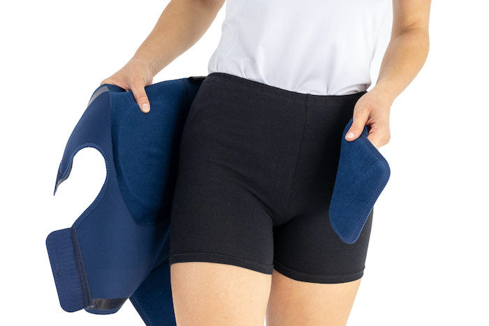 Hip stabilization and protection orthosis bandage