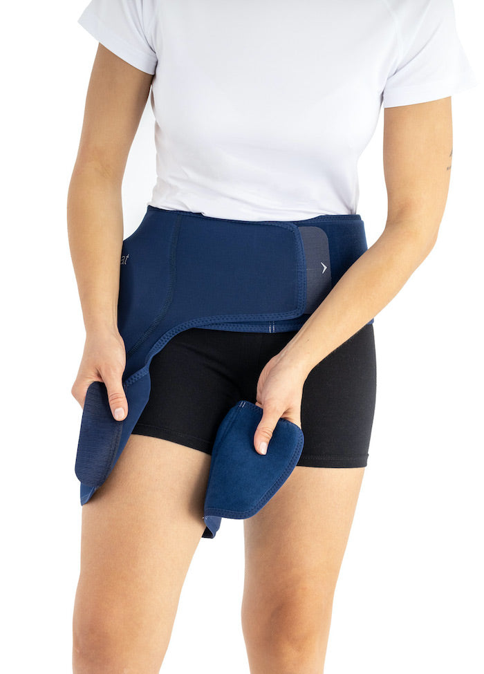 Hip stabilization and protection orthosis bandage