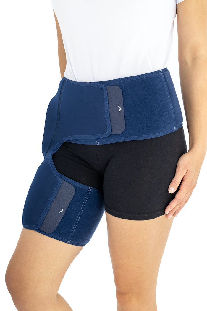 Hip stabilization and protection orthosis bandage