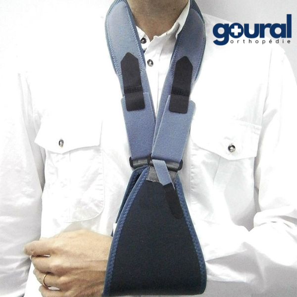 Bande-écharpe d'immobilisation de l'épaule-coude