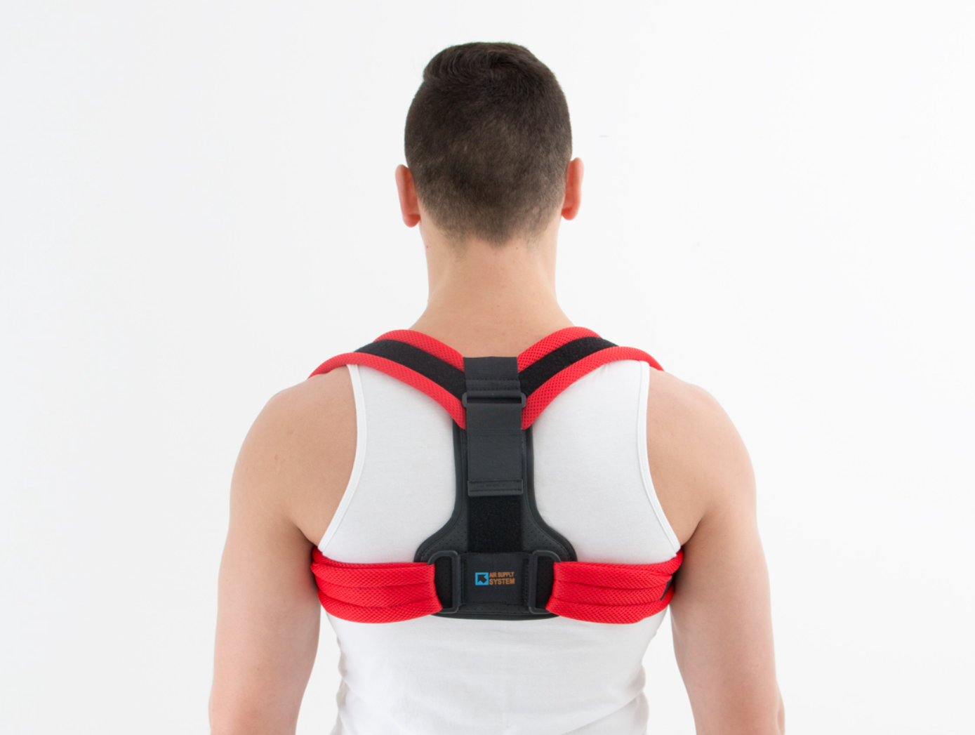 Air supply system adult or child clavicle locking orthosis