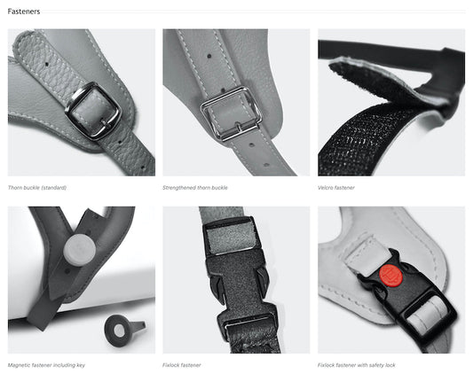 Fermeture serrure magnétique avec clé pour casque de protection crânien Starlight