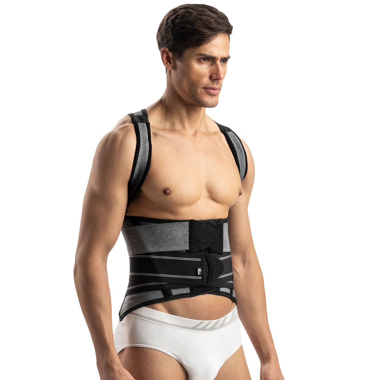 Wellness dorso-lumbar corset belt with anti-kyphosis posture reminder