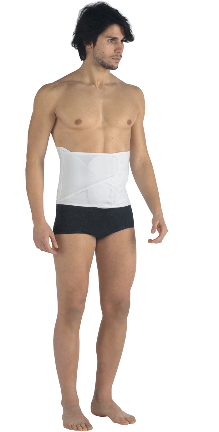 Abdominal support belt 3D fine fabric 100% cotton on the skin