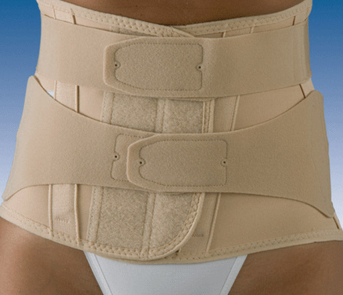 Ceinture corset dorso-lombaire à fermeture sangles velcro
