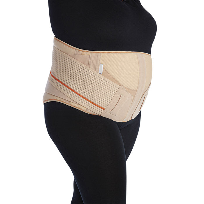 Lumbar belt and reinforced abdominal support