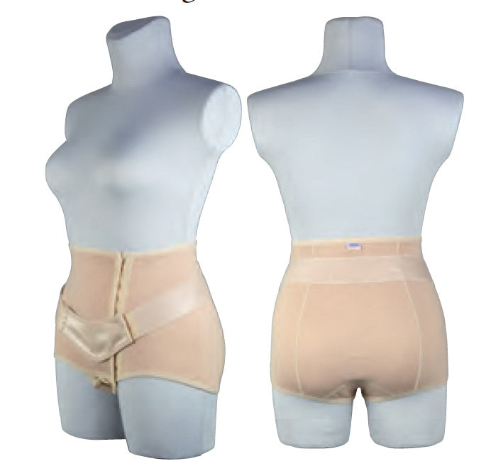 Lumbar and abdominal support belt