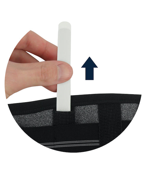Ceinture de maintien lombaire (lombo-sacrée) avec stabilisateurs amovibles