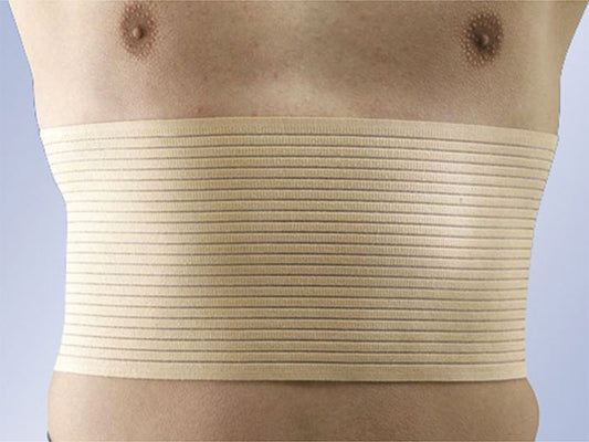 Ceinture pour réduction de hernie ombilicale (16 cm) avec pelote concave légère