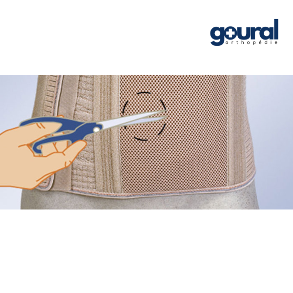 StomaCare Abdominal Support Belt with Cut-Out Area for Stoma
