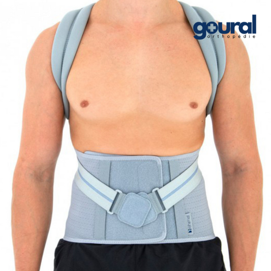 Ceinture dorso-lombaire Vox avec dosseret amovible adapté à votre hauteur de dos