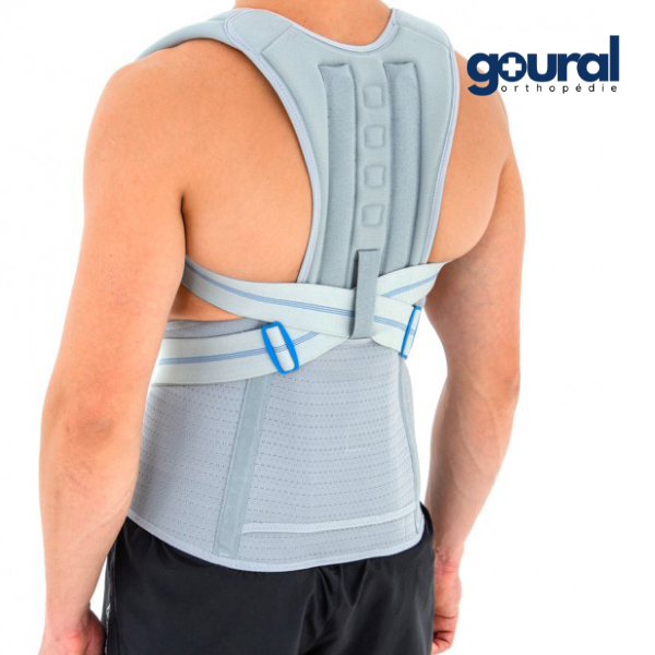 Ceinture dorso-lombaire Vox avec dosseret amovible adapté à votre hauteur de dos