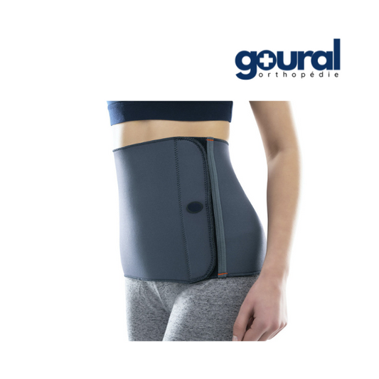 Neoprene abdominal support belt (one size < 119 cm)