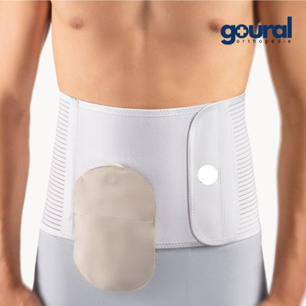 Stomabelt closed abdominal support belt to cut for ostomates