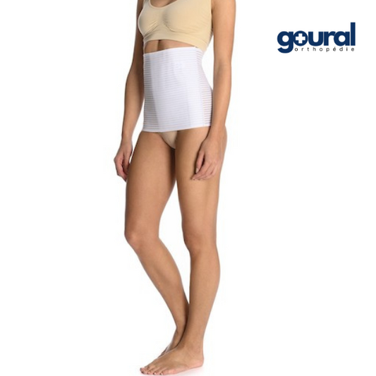 Universal breathable abdominal support belt