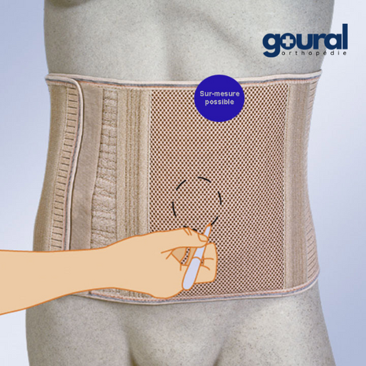 StomaCare Abdominal Support Belt with Cut-Out Area for Stoma