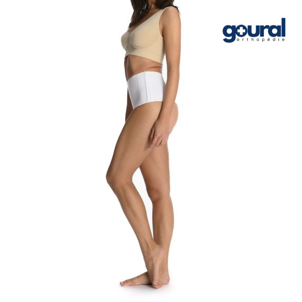 Ceinture de maintien abdominale multi-bande façonnée panneau coton