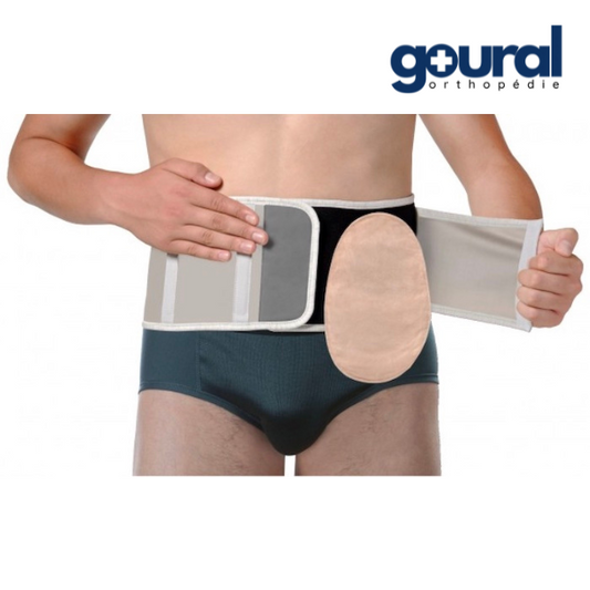 Abdominal support belt for ostomy with slit opening CS Open 16 new