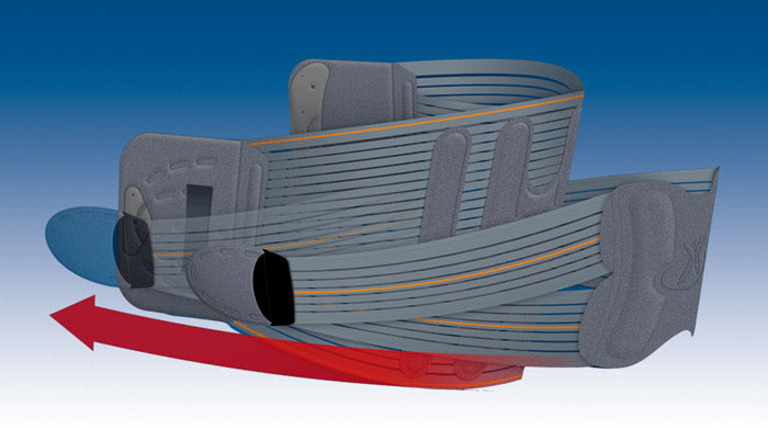 Ceinture de soutien lombaire sans couture Elite duo (26 cm)