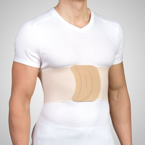 Ceinture de maintien pour réduction de hernie ombilicale ou abdominale