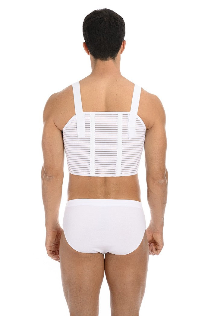 Ceinture de maintien thoracique avec 4 fermetures adhésives avec sangles réglables détachables