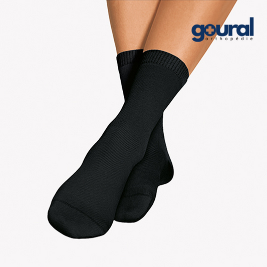 Chaussettes sans compression pour diabétiques ou peaux sensibles