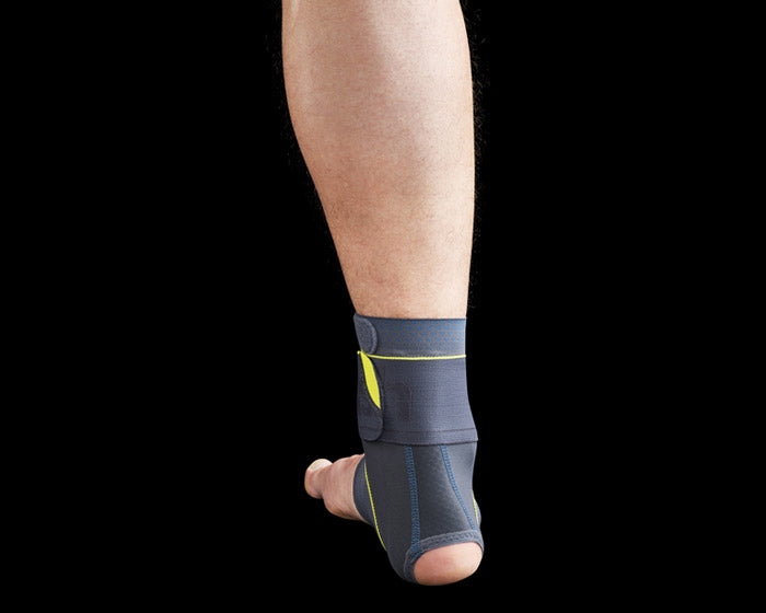 Ankle brace with figure 8 reminder for sport