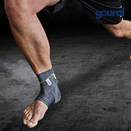 Chevillère avec rappel en 8 pour le sport